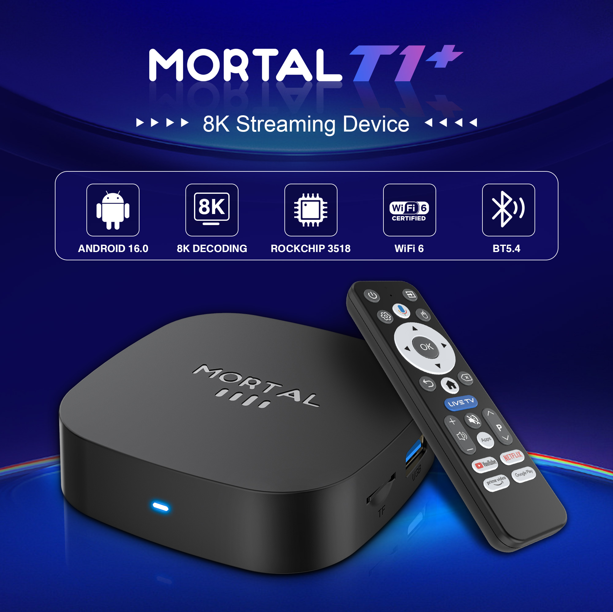 2026 NEW TV BOX T1+ RK3518 Sma – обзор и цена Home Cinema Google