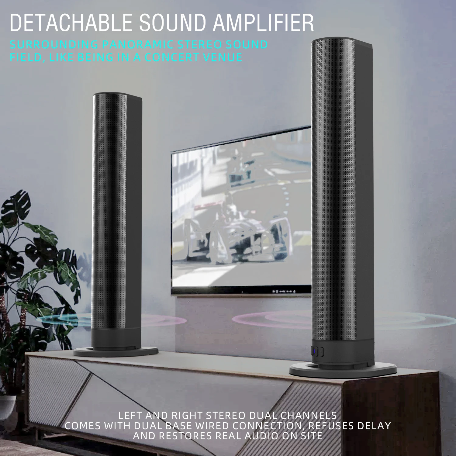 FM Soundbar TV Bluetooth Speak – обзор и цена Home Cinema Speaker System