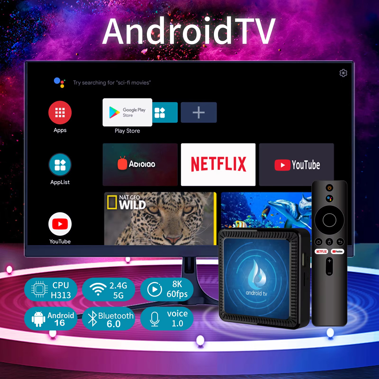 Q17 Smart TV Box 5G Wifi Andro – обзор и цена Home Cinema Google