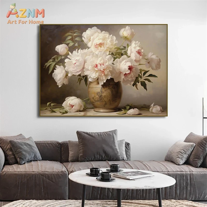 AZNM Vintage Flower Vase Canva – обзор и цена Home Cinema Wall Art