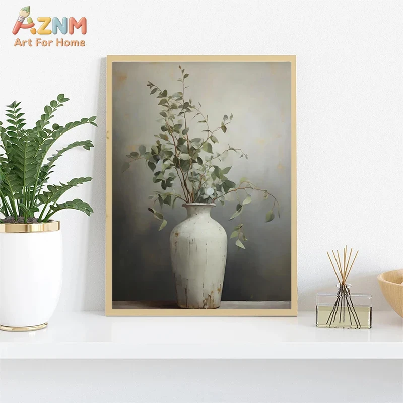 AZNM Vintage Flower Vase Canva – обзор и цена Home Cinema Wall Art